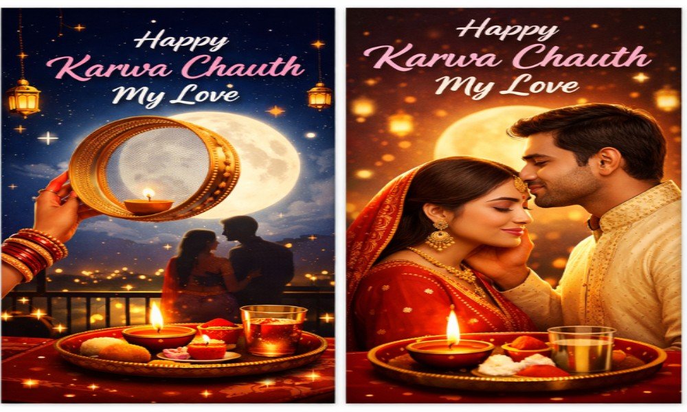 Karwa Chauth Wishes 2026 image celebrate with loved.