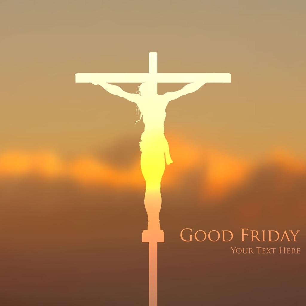 Illustration of Jesus Christ crucifixion symbolizing Good Friday sacrifice