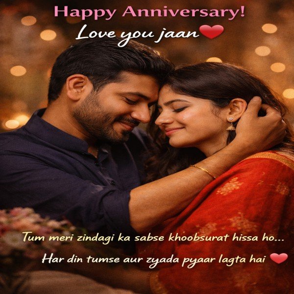 anniversary wishes emotional love couple image romantic hug