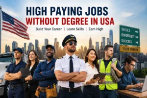 Highest paying jobs without degree in USA for skilled workers in 2026