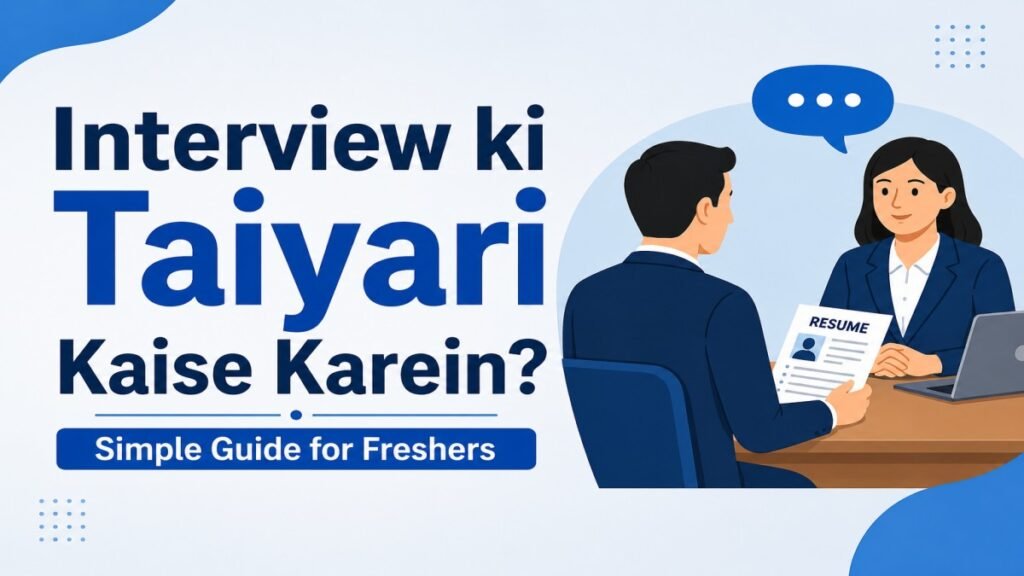 Interview Ki Taiyari Kaise Karein? Freshers ke liye interview preparation guide