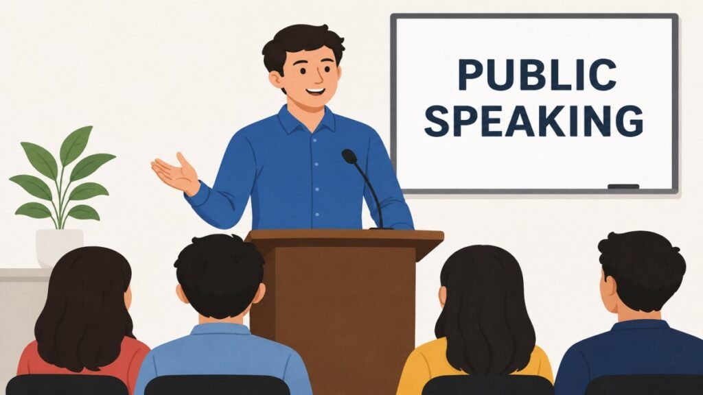 Public Speaking Ka Dar Kaise Door Karein practical guide in Hinglish