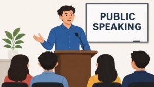 Public Speaking Ka Dar Kaise Door Karein practical guide in Hinglish